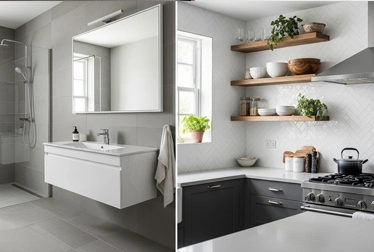 Transform your bathroom or kitchen with our expert tiling services, delivering precise, durable, and stylish finishes.