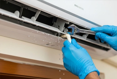 Are you noticing water leaks around your AC unit or experiencing poor drainage? Don’t let these problems disrupt your comfort & hire us for prompt solutions.